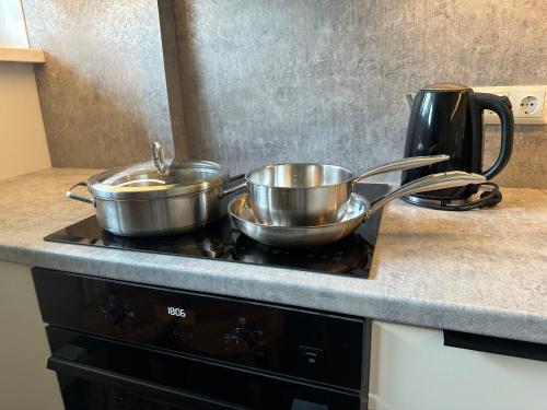 Jelgava Center Apartment with a View and Balcony in Jelgava