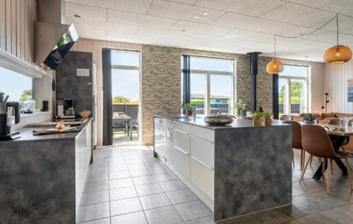 Kitchen, Holiday Home Haderslev With Fireplace 09 in Espagervej