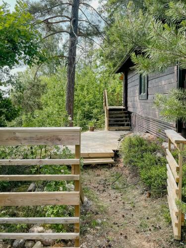 Exterior view, Log Cabin By Gota Canal in Norrkoping