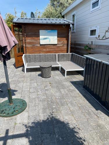 Erkély/terasz, Chalet Jade in IJmuiden