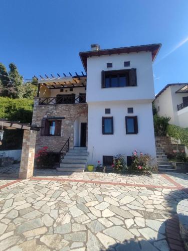 Stone vila with view - Pelion - Volos in Agios Vlasios