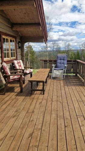 ทัศนียภาพภายนอกโรงแรม, Timber Cabin With Views Near Røros in ออส
