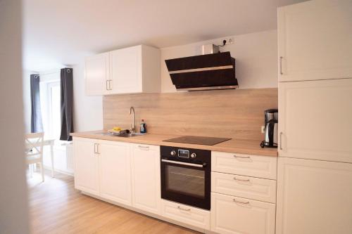 廚房, Monteurzimmer an der Schlei in 拉本基爾興-福呂克