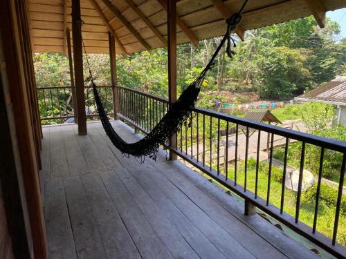 Erkély/terasz, Cabana los Termales in Nuqui