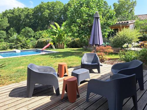 Maison au calme gîte à louer Tirent-Pontejac