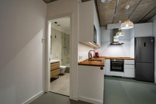 ห้องครัว, Loft estilo industrial en Esplugues - 15 min de Barcelona in เอสปลูเกส เด โยเบรกัต