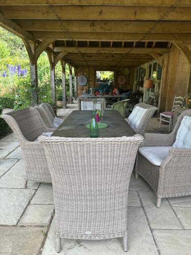 tuin, Oak Lodge in Moreton Pinkney