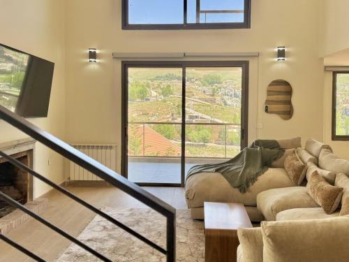 Sierra Faqra Duplex 3BR w Balcony in Kfardebian
