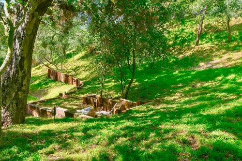 Hollywood Hills Spa Retreat Oasis with Tree Top Views, Private Jacuzzi Style Tub, Steam Room, Magical Half Acre Acre Garden and Patio, Free Parking for 2 cars, in LA's most Serene, Central Desirable Area, Los Angeles (fotografie 10)