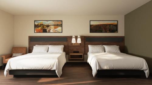 2 queen beds