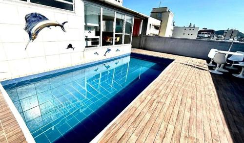 Cobertura Duplex Pitangueiras com Piscina Privativa a 1 Qda Praia!