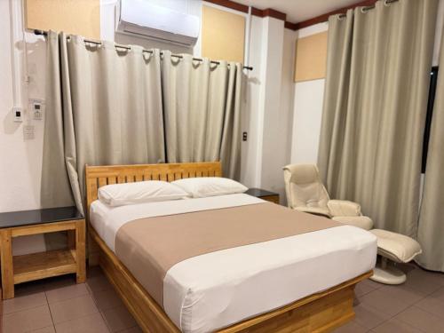 1 double bed