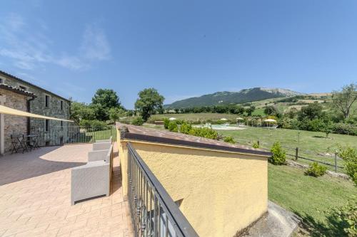Erkély/terasz, Agriturismo Dai Du Bourdei in Frontino