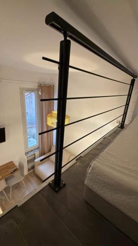 Juan Les Pins Centre, 3-person studio with mezzanine in Le Ponteil
