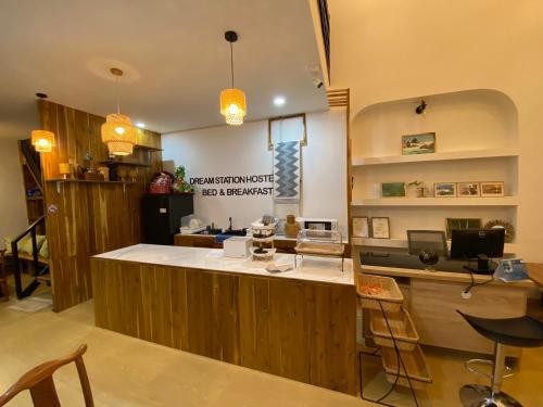 Kitchen, Dream station hostel near Pakse International Airport