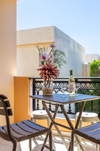 Balcony/terrace, Seatherial Apartments Paleochora in Pelekanos