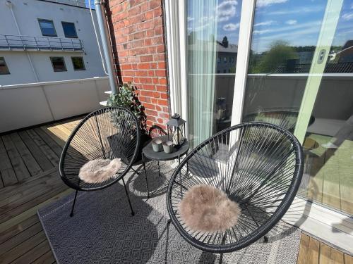 Charming central penthouse with big terrace in Ullern