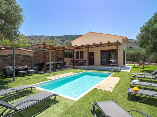 Eleolithos Villa olive & pool gîte à louer Loútsi