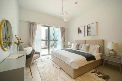 Vogue Spacious one Bedroom Apartment with Balcony Downtown Dubai Amazing Burj view from the swimming pool located Bellevue tower walkable to burj khalifa and the dubai mall, Dubaj (zdjęcie 7)