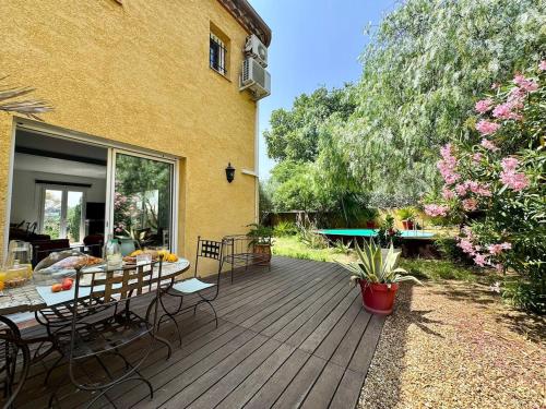 Maison Occitane avec Piscine gîte à louer Boujan-sur-Libron