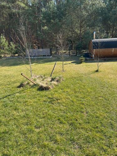Domki trzy jeziora z zewnętrznym SPA - sauna, balia do schładzania i jacuzzi