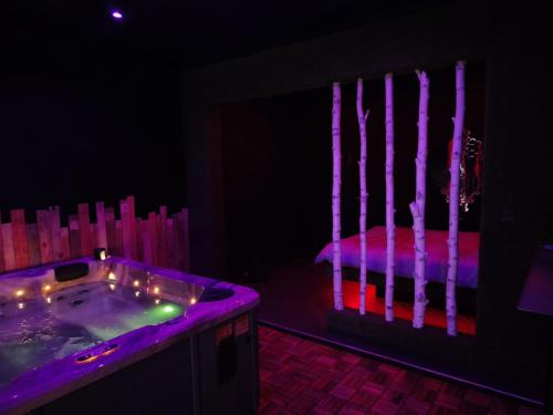 Suite love Jacuzzi Hotel de charme Châtelet