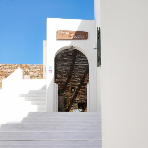Balkons/terase, Fyroi Studio in Loutra (Kythnos)