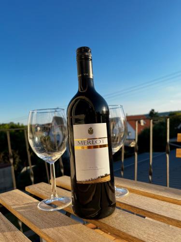 Erkély/terasz, Deluxe Apartment in Jettingen-Scheppach