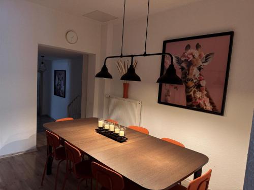 Die Giraffe in Gladbeck, Deutschland