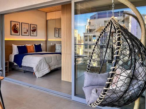 Icon Moema – Cama Queen e Vaga | 450m do Metrô, San Paolo