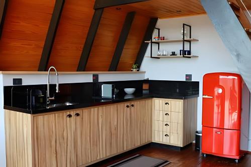 廚房, Cabana Tempo | 2h30 SP | Vista Única | Cama King (Cabana Tempo | 2h30 SP | Vista Unica | Cama King) in 聖克拉拉