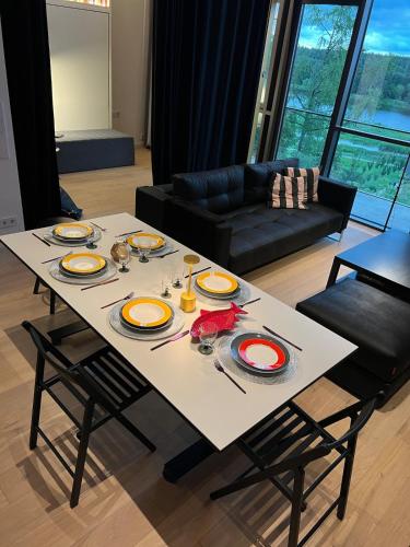 Design apartment with view to Nemunas, Prienai in Kunioniai
