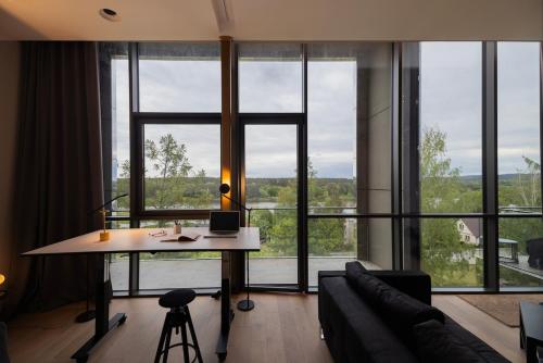 Design apartment with view to Nemunas, Prienai in Kunioniai