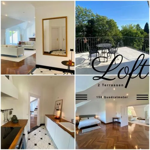 Design-Loft mit 2 Balkonen am Stadtwald - 20 min zur Messe Düsseldorf in Krefeld, Deutschland