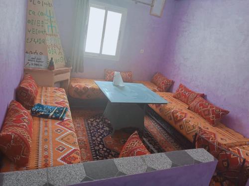 Jagatud salong / TV-ala, Gîte Ayour Atlas Tachddirt (Gite Ayour Atlas Tachddirt) in Tizi N'Tacheddirt