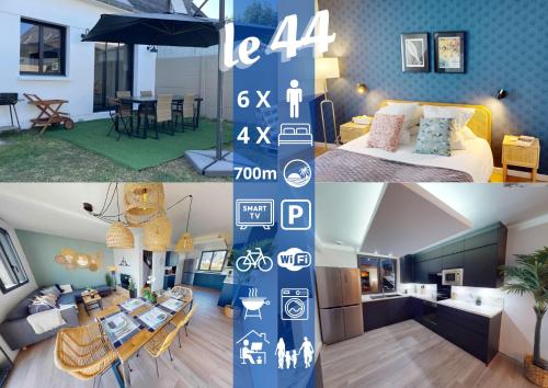 Le 44 - Maison familiale - Grand confort - 700m Plages, Dinard