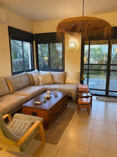 The old Oak tree by the Banias river in Shear Yashuv