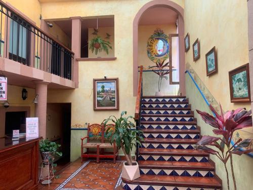 Előcsarnok, Hotel Quinta Bella in Tula De Allende