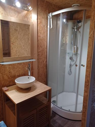 دش, Relais Solognot Gîte Souvigny-en-Sologne (Relais Solognot Gite Souvigny-en-Sologne) in Lamotte-Beuvron