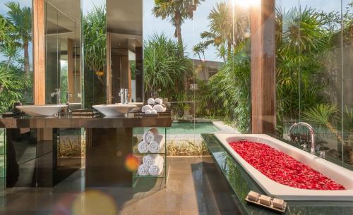 Fürdőszoba, iVilla by Ekosistem in Seminyak