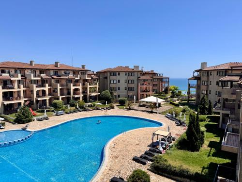 Sea View & infinity pool apartments in Kaliakria resort, Balčik (fotografie 5)