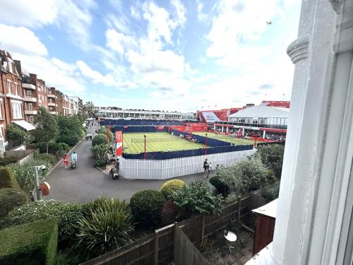 Barons Court tennis panorama, Londýn