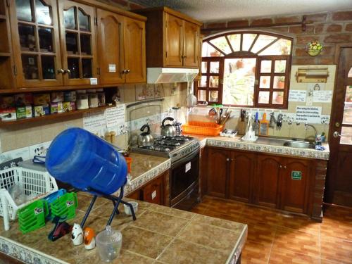 廚房, Hostal D´Mathias in 巴諾斯