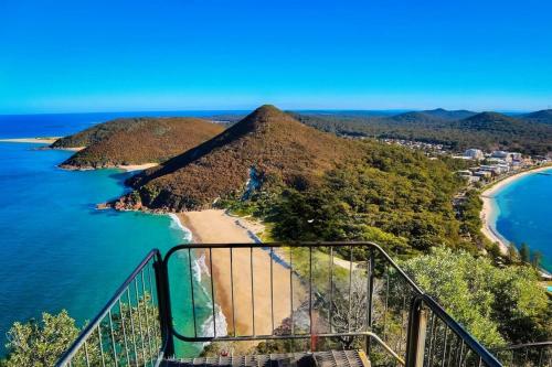 Floor plans, Peace In Paradise near Nelson Bay- waterviews, spa, adventures in Lemon Tree Passage