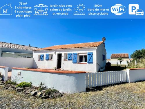 Maison charmante proche mer avec jardin, véranda et WIFI - Quartier La Sauzaie - FR-1-231-232 gîte à louer Notre-Dame-des-Dunes