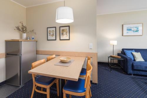 bucătărie, Seestern - Charmante 2-Zimmer-Wohnung mit Balkon in Zingst