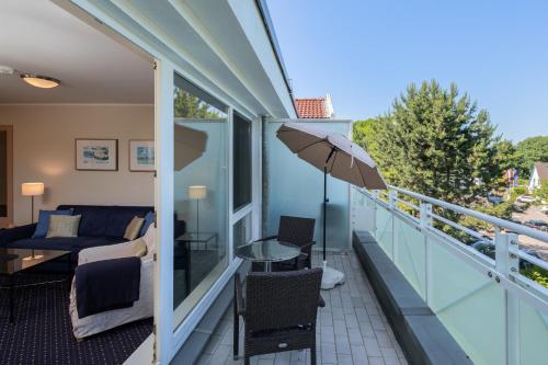 balcon/terasă, Seestern - Charmante 2-Zimmer-Wohnung mit Balkon in Zingst