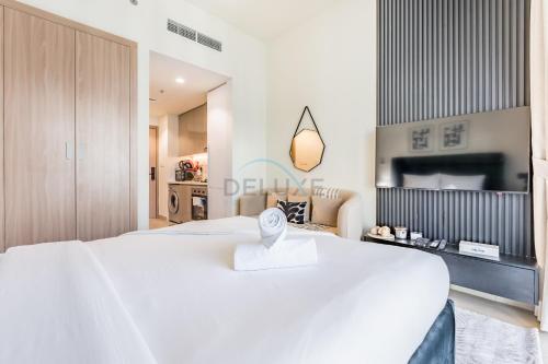 Furnished Studio Near Meydan Racecourse, Minutes to Downtown Dubai, Azizi Riviera 47, Al Merkadh by Deluxe Holiday Homes, Дубай (фото 8)