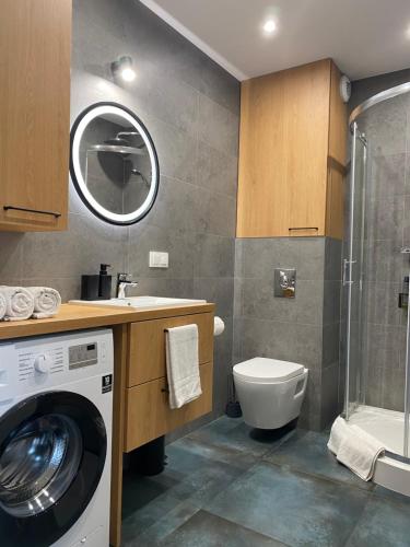 Apartament Dekerta garaż, duży taras, smart tv
