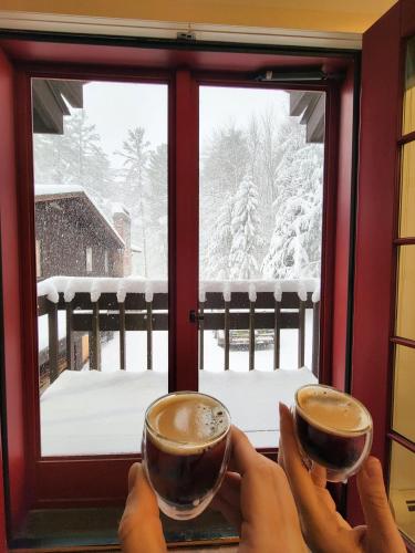 Vermont Escape near Stratton with Hot Tub, Game Room, Fireplace & Pond Views image